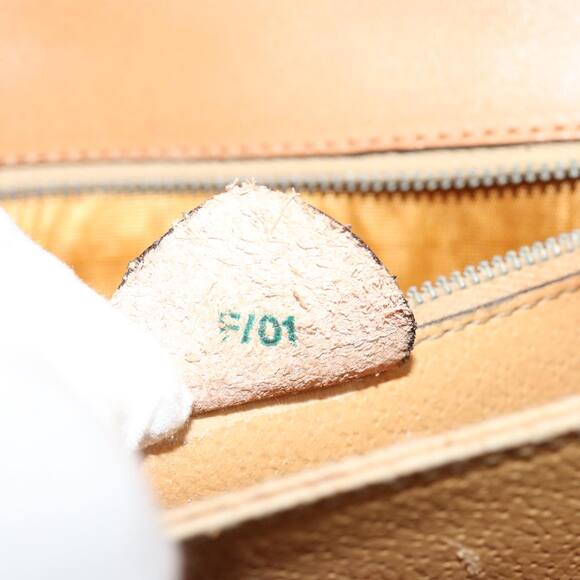 CELINE Macadam Canvas Shoulder Bag Pvc Brown - Picture 13 of 13